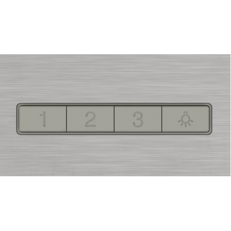 BOSCH DWB95CC30 Απορροφητήρας τζάκι 90 cm Metal Look